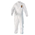 Hand Sanitizing Wipes | Ansell KCC 49107 A20 Zip Front, Elastic-Back, Wrists, and Ankles Breathable Particle Protection Coveralls - Quadruple Extra Large, White (20/Carton) image number 0