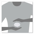 Cup Lids | Dart 16FTLS Lift n' Lock Straw Slot 12 - 24 oz. Foam Cup Lids - Translucent (1000/Carton) image number 6