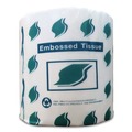Perforated Roll & Hand Towels | GEN GEN10001PLY 1-Ply Septic Safe Bath Tissue - White (1000 Sheets/Roll, 96 Rolls/ Carton) image number 3