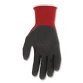 Work & Welding Gloves | MCR Safety N9680M Ninja Flex Latex Coated Palm Gloves N9680 Medium Red/Gray Dozen image number 3