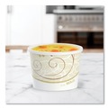 Food Containers & Lids | SOLO HS4125-J8000 3.6 in. Diameter x 3.3 in. h 12 oz Double Poly Paper Symphony Design Food Containers (500/Carton) image number 4