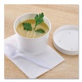 Food Containers & Lids | Chinet 71037 Squat Paper 8 oz. - 10 oz. Streetside Design Food Containers - White (1000/Carton) image number 3
