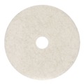 Floor Pads-Cleaning, Buffing & Polishing | Boardwalk BWK4021NAT 21 in. Diameter Natural Burnishing Floor Pads - White (5/Carton) image number 1