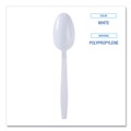 Disposable Spoons | Boardwalk BWKTSHWPPWIW Heavyweight Wrapped Polypropylene Teaspoon Cutlery - White (1000/Carton) image number 4