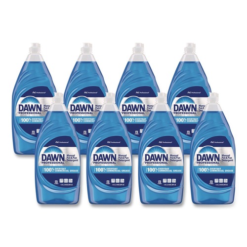 Dishwashing Detergents | Dawn Professional 45112 38 oz. Bottle Manual Pot and Pan Dish Detergent (8/Carton) image number 0