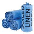 Waste Receptacles | Inteplast Group BR3043XHVB 30 Gallon 1 mil 30 in. x 43 in. Soiled Linen Institutional Low-Density Can Liners - Blue (200/Carton) image number 3