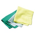 Cleaning Cloths & Wipes | Rubbermaid Commercial FGQ61000YL00 16 in. x 16 in. Microfiber Reusable Cleaning Cloths - Yellow (12/Carton) image number 1