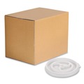 Cup Lids | WinCup 222078 Slotted Plastic Lids for 8 oz to 10 oz Hot Cups and Bowls - White (1000/Carton) image number 1