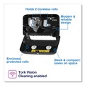 Toilet Tissue Dispensers | Tork 473208 Elevation 14.17 x 5.08 x 8.23 Coreless High Capacity Bath Tissue Dispenser - Black image number 1