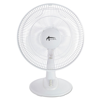 FANS | Alera ALEFAN122 3-Speed 12 in. Plastic Oscillating Desk Fan - White