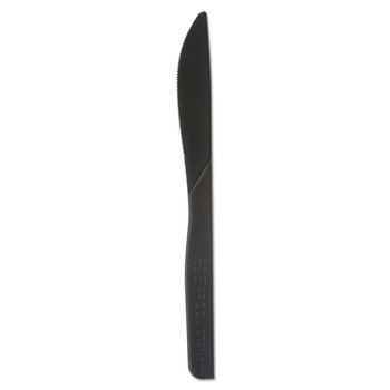 DISPOSABLE KNIVES | Eco-Products EP-S111 6 in. 100% Recycled Content Knife (1000/Carton)