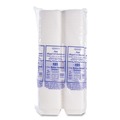 Food Containers & Lids | Dart 50HT1 5.38 in. x 5.5 in. x 2.88 in. Foam Hinged Lid Containers - White (500/Carton) image number 1