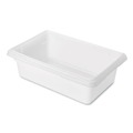 Perforated Roll & Hand Towels | Rubbermaid Commercial FG350900WHT 3.5 Gallon 18 in. x 12 in. x 6 in. Food Tote Box - White image number 1