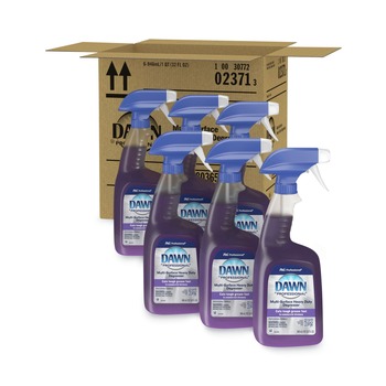 Dawn Professional 07308 32 oz. Spray Bottle Fresh Scent Multi-Surface Heavy Duty Degreaser (6/Carton)