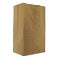 Grocery Bags | Ross & Wallace Paper Products 110401 10.13 in. x 6.75 in. x 14.38 in. 1/8 BBL 57 lbs. Capacity Squat Paper Grocery Bags - Kraft (500/Bundle) image number 0