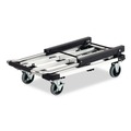 Hand & Platform Trucks | Safco 4062 STOW AWAY 275 lbs. Capacity 19 in. x 17.75 in. x 38.75 in. Collapsible Medium Hand Truck - Aluminum image number 1