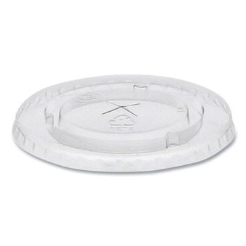 BEVERAGEWARE | Pactiv Corp. YLP22C 12 oz./14 oz./16 oz./20 oz. Cold Cup Lids - Clear (1680/Carton)