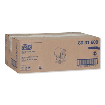 Tork 8031600 7.5 in. x 630 ft. Universal Notched Hand Towel Roll - White (6 Rolls/Carton)
