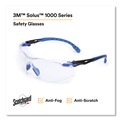 Eye Protection | 3M S1101SGAF Solus 1000 Series Safety Glasses - Blue Plastic Frame Clear Polycarbonate Lens image number 2