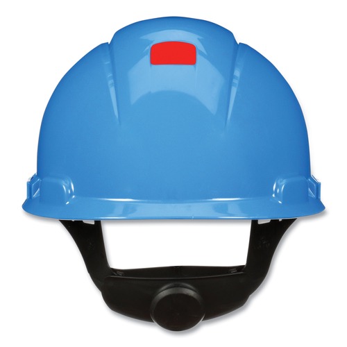 Head & Face Protection | 3M H-703SFR-UV SecureFit H-Series 4-Point Pressure Diffusion Ratchet Suspension H-700 Cap with UV Indicator Hard Hats - Blue image number 0