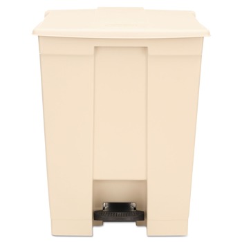 Rubbermaid Commercial FG614600BEIG 23 Gallon Polyethylene Step-On Receptacle - Beige