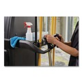 Carts | Rubbermaid Commercial 2202571 Plastic Vacuum Holder for All Rubbermaid Commercial Full-Size and Compact Housekeeping Carts - Black (6/Carton) image number 1