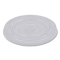 Cup Lids | Boardwalk BWKPETSTRAW 16 oz. - 24 oz. PET Cold Cup Lids - Clear (1000/Carton) image number 0