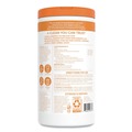 Cleaning Cloths & Wipes | Seventh Generation SEV 22813 70-Count 7 in. x 8 in. Botanical Disinfecting Wipes - Lemongrass Citrus (6/Carton) image number 2