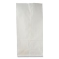 Grocery Bags | Ross & Wallace Paper Products 120306500PK/BL 5.88 in. x 3.63 in. x 11 in. #6 Size Grocery Paper Bags - White (500/Bundle) image number 3