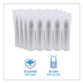 Cups | Boardwalk BWKPET20 20 oz. PET Plastic Cold Cups - Clear (50/Sleeve, 20 Sleeves/Carton) image number 4
