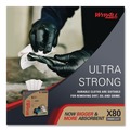Perforated Roll & Hand Towels | WypAll 41048 8.34 in. x 16.8 in. POP-UP Box HYDROKNIT X80 Cloths - White (400/Carton) image number 6