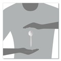 Disposable Spoons | Dart SU6BW 5.6 in. Style Setter Mediumweight Plastic Spoons - White (1000/Carton) image number 4