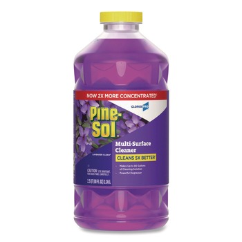 Pine-Sol 60608EA CloroxPro 80 oz. Concentrated Multi-Surface Cleaner - Lavender Clean Scent