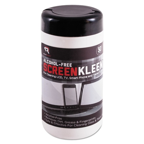 Cleaning Cloths & Wipes | Read Right RR1491 5.25 x 5.75 ScreenKleen Monitor Screen Cloth Wet Wipes - Unscented image number 0
