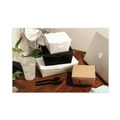 Food Containers & Lids | Pactiv Corp. NOB03B 66 oz 6.5 x 4.5 x 3.25 EarthChoice OneBox Paper Box - Black (160/Carton) image number 3