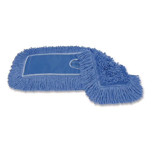 Mop Heads | Nexstep Commercial Products 94074 MaxiTwist Microfiber Dust Mops, Microfiber, 36-in x 5-in, Blue image number 0