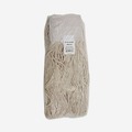 Mop Heads | Boardwalk BWK324C 24 oz. Premium Saddleback Head Cotton Fiber Mop Head - White (12/Carton) image number 1