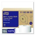 Toilet Tissues | Tork 11020602 3.48 in. x 751 ft. Septic Safe, 2-Ply Advanced Jumbo Bath Tissue - White (12 Rolls/Carton) image number 8