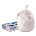 Low-Density Trash Bags | Boardwalk H4832MCKR01 16 Gallon 0.5 mil 24 in. x 32 in. Perforated Roll Low-Density Waste Can Liners - Clear (500/Carton) image number 0