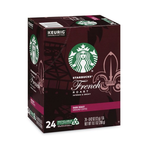 Coffee - Caffeinated | Starbucks 12434813 K-Cups - French Roast (24/Box) image number 0