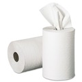 Perforated Roll & Hand Towels | Georgia Pacific Professional 28706 Pacific Blue Basic 7.88 in. x 350 ft. 1-Ply Nonperforated Paper Towels - White (12-Rolls/Carton) image number 1