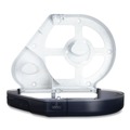 Toilet Tissue Dispensers | San Jamar R6500TBK 12 in. to 13 in. Roll 22 in. x 5.88 in. x 16.5 in. Quantum JBT Classic Dispenser - Transparent Black Pearl image number 3