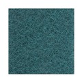 Scouring Pads & Sticks | Boardwalk 86LGI 6 in. x 9 in. Heavy-Duty Scour Pad - Green (15/Carton) image number 4