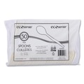 Disposable Spoons | WNA EPS003 7 in. EcoSense Renewable Plant Starch Cutlery Spoon (1000/Carton) image number 2