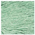 Mop Heads | Boardwalk BWK503GNEA 5 in. Super Loop Cotton/Synthetic Fiber Wet Mop Head - Large, Green image number 4