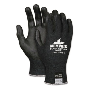 WORK AND WELDING GLOVES | MCR Safety 9178NFXL 9178NF Kevlar/Nitrile Foam Gloves - Black/X-Large (1-Pair)