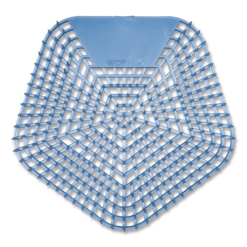 Toilet & Urinal Deodorizers | Boardwalk WCBX-P-010I010I-06-AAS80- 0.11 oz WCBasix Urinal Screen - Clean Cotton Scent, Blue (10/Box) image number 0