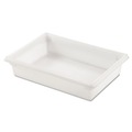 Food Storage Containers & Lids | Rubbermaid Commercial FG350800WHT 8.5 Gallon 26 in. x 18 in. x 6 in. Food Tote Boxes - White image number 2