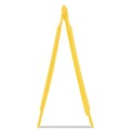 Signs | Rubbermaid Commercial FG611200YEL 11 in. x 12 in. x 25 in. Multilingual "Caution" Floor Sign - Bright Yellow image number 1