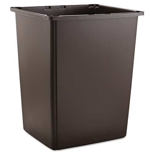 Indoor Waste Receptacles | Rubbermaid Commercial FG256B00BRN 56 gal. Plastic Glutton Container - Brown image number 0
